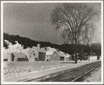 House and barns of large-scale dairy farm. Windsor County, New Hampshire [i.e. Vermont?]