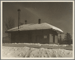 Railroad station. Coos County, New Hampshire