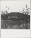 Flood waters of the Shenandoah River near Winchester, Virginia