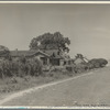 Homes of laborers on one of the large abandoned sugarcane plantations. These men are now on relief. Placquemines Parish, Louisiana