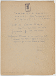 Manoscritto di balletti composti da Giovannino e Il Lanzino e Il Papa