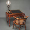 Charles Dickens' desk, writing slope, slope, and chair
