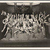 Ethel Merman and chorus in the stage production Anything Goes