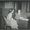 Dance Collection curator Genevieve Oswald and Dr. Carleton Sprague Smith