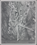 Alicia Markova as Firebird against Marc Chagall's scenery