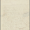 Letter from Thomas Cole