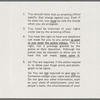 Card outlining steps to take if stopped by police