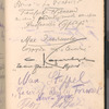 Autograph album from the signing of the Treaty of Riga