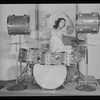 Viola Smith playing the drums