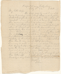 Letter to Katherine Mary Stevens Billings