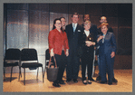 TOFT staff attending presentation of Theatre Library Associate Award to Betty Corwin