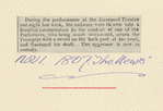 Liverpool (Eng.) theatres programs and ephemera,1802-1817