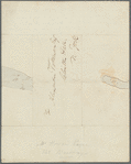 Letter from Thomas Cole