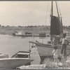 Fishing boats that have helped provide a supplementary income for many of the former sugarcane growers in this section of Louisiana