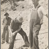 Resettled farmers working in sand pit. Cumberland Farms, Alabama. 1935