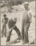 Resettled farmers working in sand pit. Cumberland Farms, Alabama. 1935
