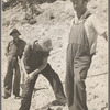 Resettled farmers working in sand pit. Cumberland Farms, Alabama. 1935