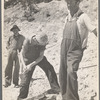 Resettled farmers working in sand pit. Cumberland Farms, Alabama. 1935
