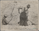 Resettled farmers working in sand pit. Cumberland Farms, Alabama. 1935