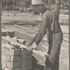 Cutting wood for shingles, Jackson County, Alabama