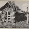 Barn of a Negro rehabilitation client, Tangipahoa Parish, Louisiana