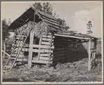 Barn of a Negro rehabilitation client, Tangipahoa Parish, Louisiana