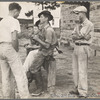 Workers in front of project office. Irwinville Farms, Georgia. 1935