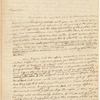 Draft of a letter