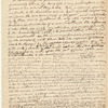 Draft of a letter