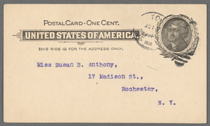 National American Woman Suffrage Association records