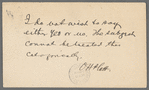Postcards to Susan B. Anthony regarding Suffrage Amendment, asked to respond "yes" or "no"