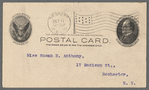 Postcards to Susan B. Anthony regarding Suffrage Amendment, asked to respond "yes" or "no"
