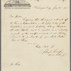 Letter from Speaker of the House Schuyler Colfax to Mrs. Jane Hoge concerning the House's vote to abolish slavery