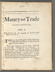 Money and trade considered 