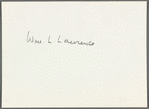 William L. Laurence working at desk