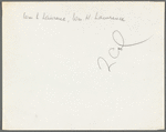 William L. Laurence and William H. Lawrence