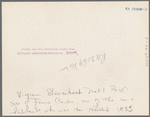 Son of Fannie Corbin, Shenandoah Natlional Park, Virginia