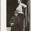 Schoolteacher at Corbin Hollow and one of the pupils, Shenandoah National Park, Virginia