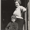 Schoolteacher at Corbin Hollow and one of the pupils, Shenandoah National Park, Virginia