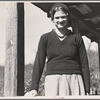 Virgie Corbin, Blue Ridge Mountain Girl. This girl who is about sixteen has the mentality of a child of seven. She has never advanced beyond the second grade. [Corbin Hollow?,] Shenandoah National Park, Virginia