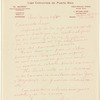 Letter from Diego Boscana on Liga Comunista de Puerto Rico letterhead