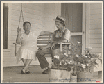 Irwinville Farms, Georgia. Couple living in apartments built at old court house