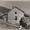 Home of Fannie Corbin, Shenandoah National Park, Virginia. House on Corbin Hollow farm