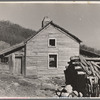 Home of Fannie Corbin, Shenandoah National Park, Virginia. House on Corbin Hollow farm