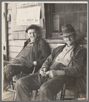 Citizens of Nethers in front of post office, Virginia