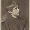 Portrait of Nicholas Kelley as child, looking askance