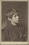 Portrait of Nicholas Kelley as child, looking askance