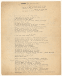 [Poems] Holograph, typescript, and typescript (carbon), incomplete, with the author's ms. corrections