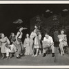 Mary Martin (seated, extreme right)  in the stage production One Touch of Venus