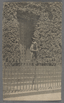 Newspaper clipping with image of the Croton reservoir gatekeeper